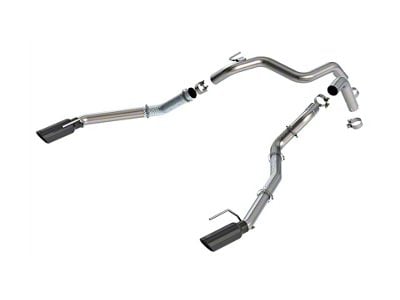 Borla 2.75-Inch Tailpipes with Black Chrome Tips (24-26 Ranger Raptor)