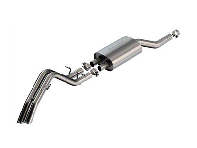 Borla Climber S-Type Dual Exhaust System; Turn Down (24-26 2.3L EcoBoost Ranger)