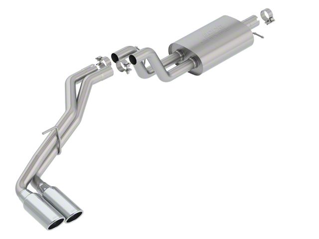 Borla S-Type Dual Exhaust System with Chrome Tips; Side Exit (19-23 Ranger)