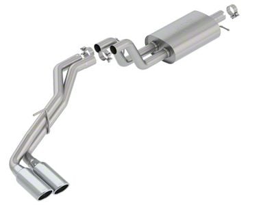 Borla S-Type Dual Exhaust System with Chrome Tips; Side Exit (19-23 Ranger)