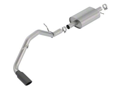 Borla S-Type Single Exhaust System with Black Chrome Tip; Side Exit (19-23 Ranger)