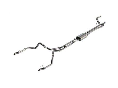 Borla S-Type Dual Exhaust System; Turn Down (24-25 Sierra 1500 AT4X)