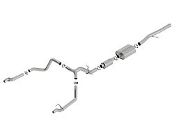 Borla S-Type Dual Exhaust System; Rear Exit (19-24 6.2L Sierra 1500 w/ Factory Dual Exhaust)