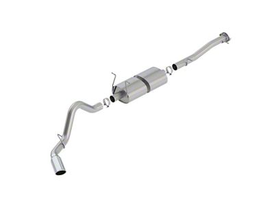 Borla S-Type Single Exhaust System with Chrome Tip; Side Exit (15-19 6.0L Sierra 2500 HD)