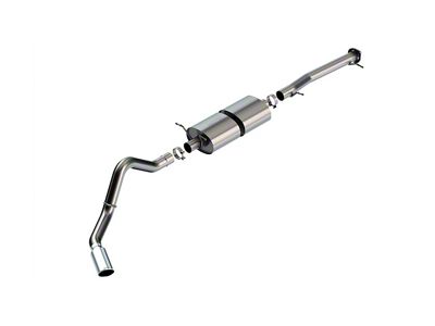 Borla S-Type Single Exhaust System with Chrome Tip; Side Exit (20-24 6.6L Gas Sierra 2500 HD)
