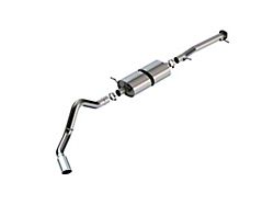 Borla S-Type Single Exhaust System with Chrome Tip; Side Exit (20-25 6.6L Gas Sierra 3500 HD SRW)
