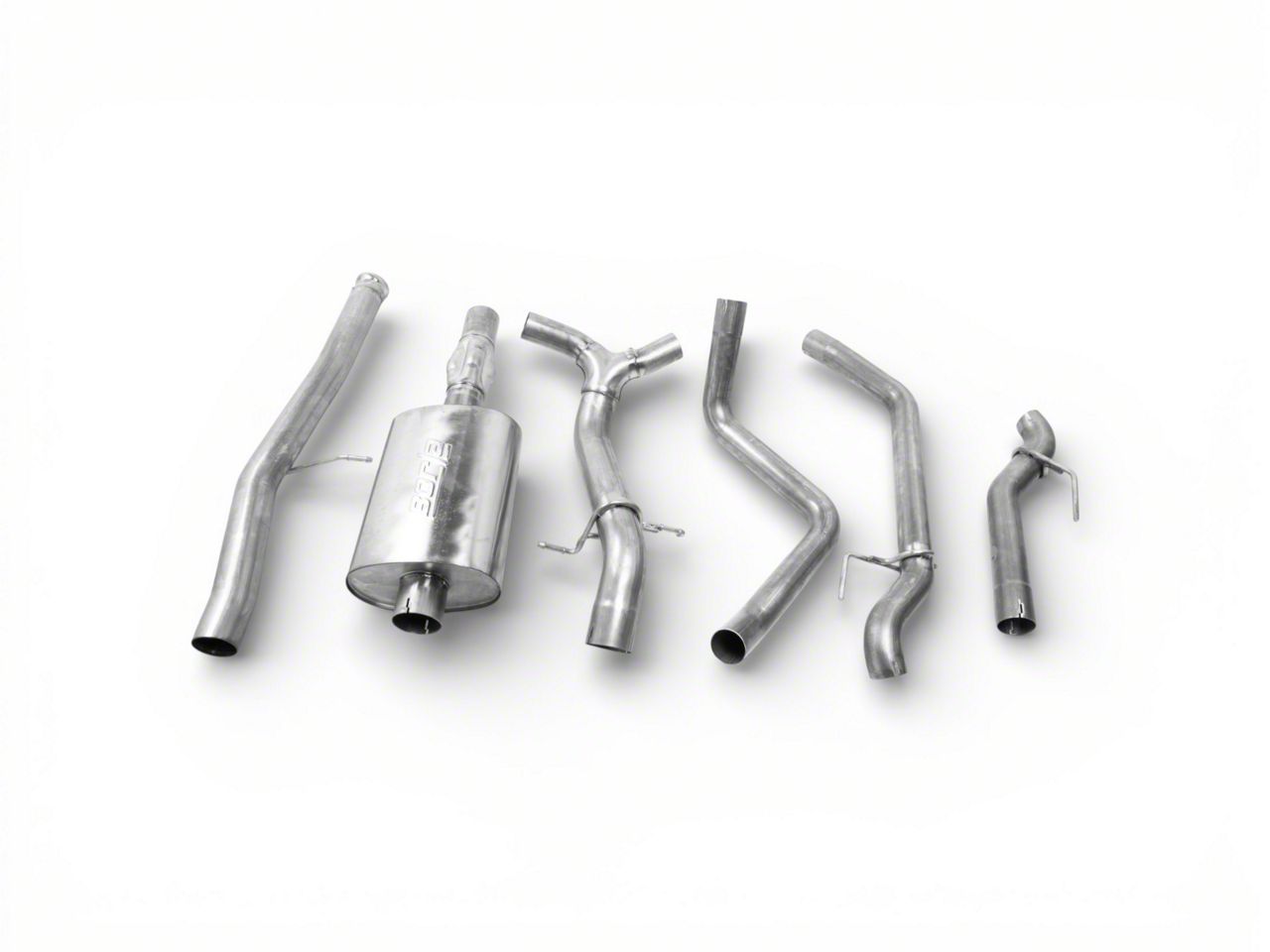 Borla Silverado 1500 ATAK Dual Exhaust System with Turn Down Pipes