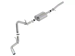 Borla S-Type Single Exhaust System with Chrome Tip; Side Exit (19-24 5.3L Silverado 1500)