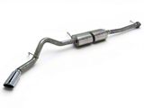 Borla S-Type Single Exhaust System with Chrome Tip; Side Exit (20-26 6.6L Gas Silverado 2500 HD)