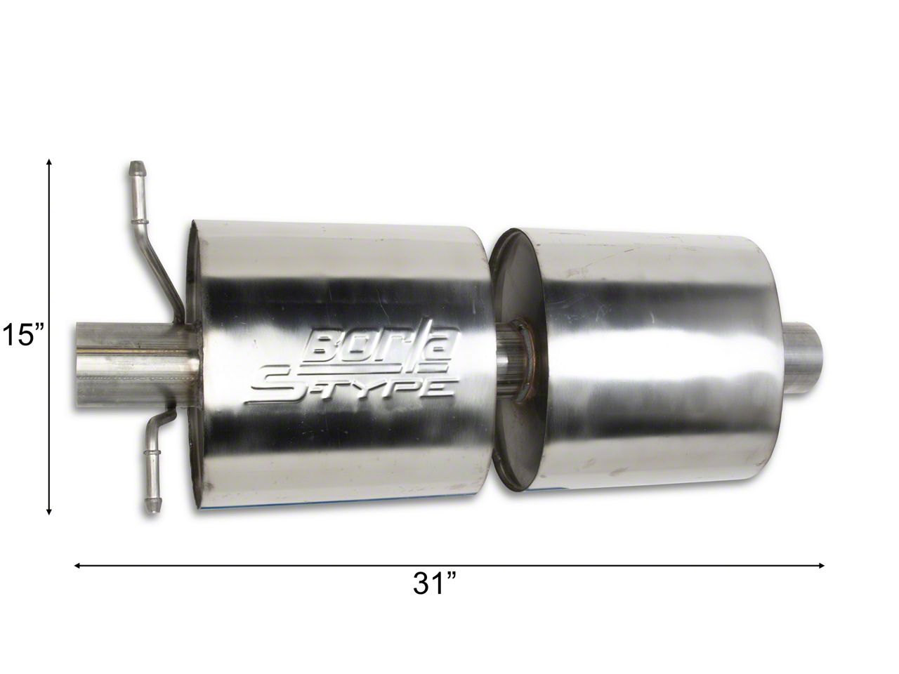 Borla Silverado 3500 S-Type Single Exhaust System with Black