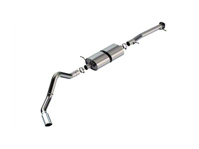 Borla S-Type Single Exhaust System with Chrome Tip; Side Exit (20-25 6.6L Gas Silverado 3500 HD SRW)