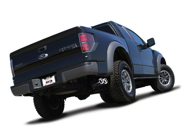 Borla S-Type Dual Exhaust System with Polished Tips; Same Side Exit (09-10 4.6L F-150)
