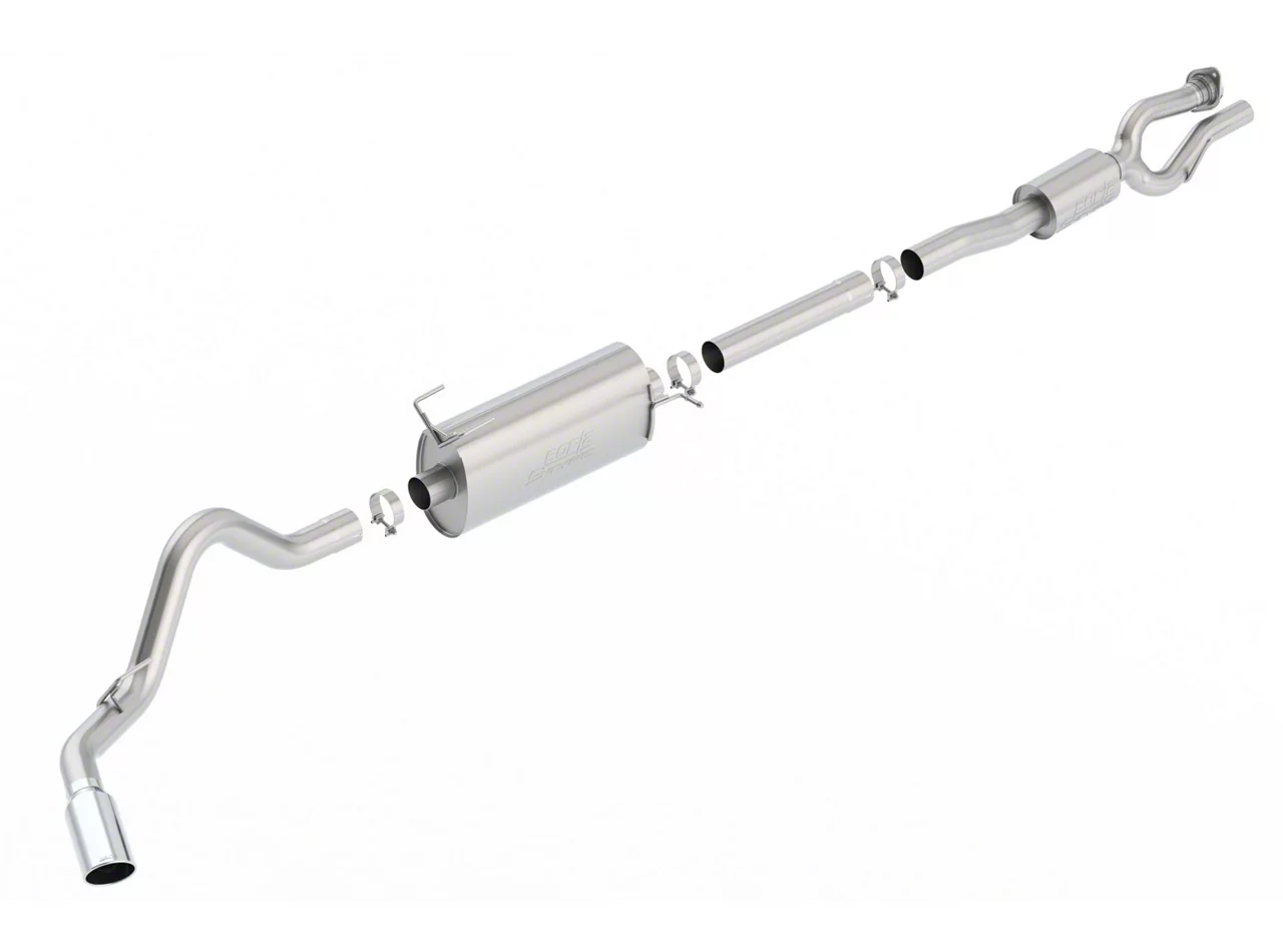 Borla F250 Super Duty SType Single Exhaust System with Chrome Tip