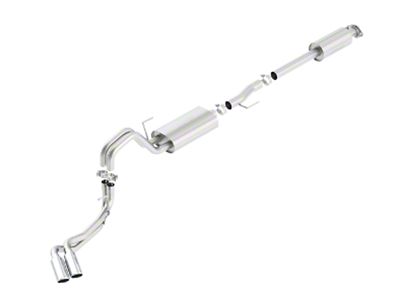 Borla Touring Dual Exhaust System with Polished Tips; Same Side Exit (15-20 3.5L EcoBoost F-150, Excluding Raptor & 19-20 F-150 Limited)