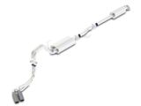 Borla Touring Dual Exhaust System with Black Chrome Tips; Same Side Exit (15-20 2.7L EcoBoost F-150)