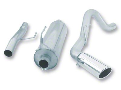 Borla Touring Single Exhaust System with Polished Tip; Side Exit (04-08 4.6L F-150)