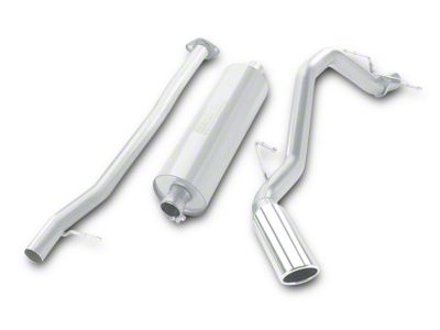 Borla Touring Single Exhaust System with Polished Tip; Side Exit (07-09 6.0L Sierra 1500, Excluding Hybrid)