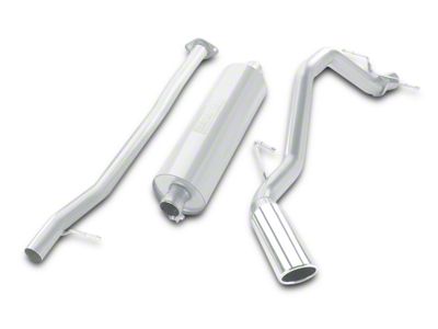 Borla Touring Single Exhaust System with Polished Tip; Side Exit (07-13 4.8L Silverado 1500)