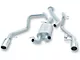 Borla Touring Dual Exhaust System with Polished Tips; Rear Exit (99-06 4.8L Silverado 1500)