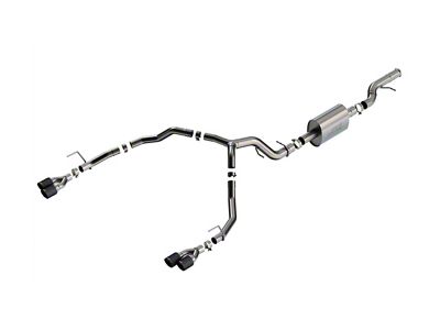 Borla S-Type Dual Exhaust System with Carbon Fiber Tips; Rear Exit (21-25 6.2L Yukon)