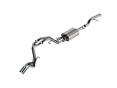 Borla S-Type Dual Exhaust System with Chrome Tips; Rear Exit (21-24 5.3L Yukon)