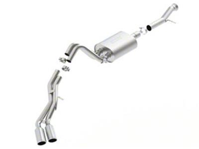 Borla S-Type Dual Exhaust System with Chrome Tips; Same Side Exit (15-20 Yukon Denali)