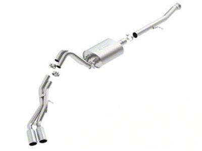 Borla S-Type Dual Exhaust System with Chrome Tips; Same Side Exit (15-20 Yukon XL Denali)