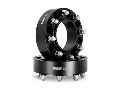 Borne Off-Road 1-Inch Wheel Spacers; Black (15-25 F-150)