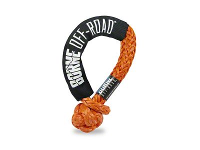 Borne Off-Road 7/16-Inch Soft Shackle; Dark Orange