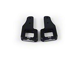 Billet Tow Hooks; Micro-Wrinkle Black (09-25 F-150)