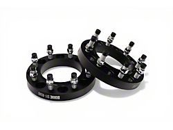 1-Inch Wheel Spacers; Black (05-26 F-250 Super Duty)