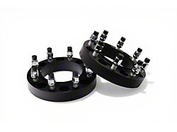 1.25-Inch Wheel Spacers; Black (05-26 F-250 Super Duty)