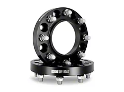 1.75-Inch Wheel Spacers; Black (05-25 F-250 Super Duty)