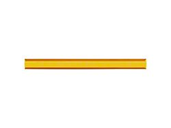 30-Inch Single Row LED Light Bar Cover; Amber