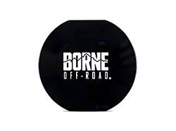 7-Inch Round Light Cover; Black 