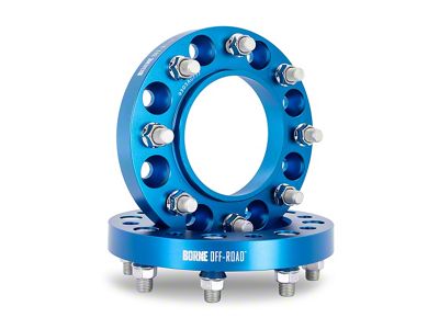 Borne Off-Road 1.50-Inch Wheel Spacers; Blue (11-24 F-350 Super Duty)