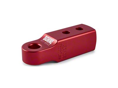 2-Inch Receiver Hitch Shackle Mount; Red (Universal; Some Adaptation May Be Required)