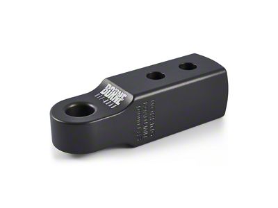 2-Inch Receiver Hitch Shackle Mount; Hard Anodized (Universal; Some Adaptation May Be Required)
