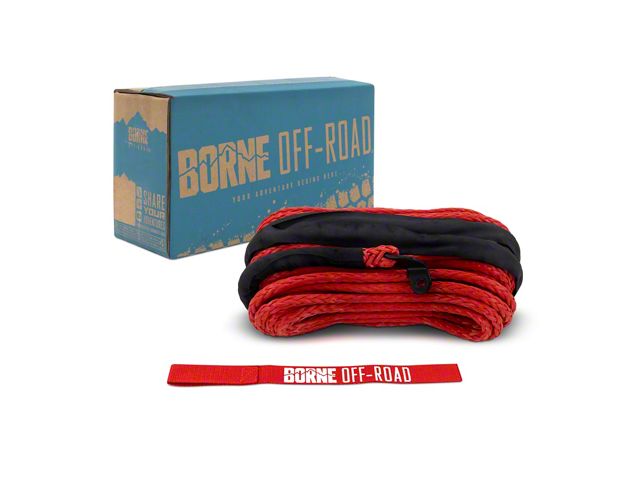 Power Ranger Ropes Ranger 3/8-Inch x 85-Foot Synthetic Rope; Red - Free Shipping