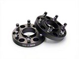 1-Inch Wheel Spacers; Black (99-26 Sierra 1500)