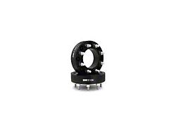 1-Inch Wheel Spacer Adapters; 8x180 to 8x6.5; Black (11-26 Sierra 2500 HD)