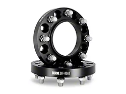 Borne Off-Road 1-Inch Wheel Spacers; Black (07-10 Sierra 2500 HD)