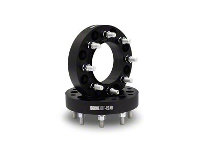 Borne Off-Road 1.50-Inch Wheel Spacer Adapters; 8x165.1 to 8x180 (01-10 Sierra 2500 HD)