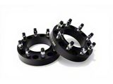 1.50-Inch Wheel Spacers; Black (11-26 Sierra 2500 HD)