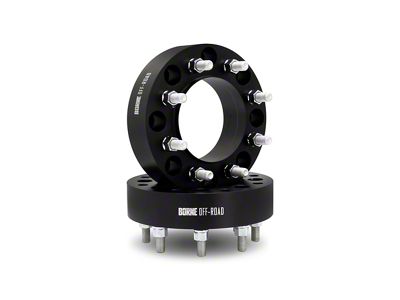 Borne Off-Road 2-Inch Wheel Spacer Adapters; 8x165.1 to 8x180 (01-10 Sierra 2500 HD)