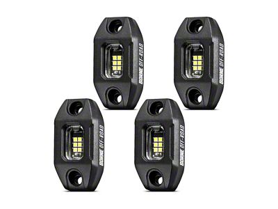 Rock Lights with 16-Foot Wiring Harness (Universal; Some Adaptation May Be Required)