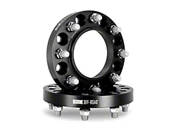 1.25-Inch Wheel Spacers; Black (07-10 Sierra 3500 HD SRW)