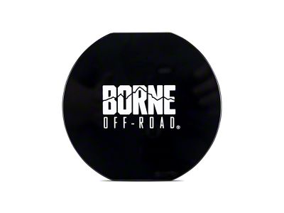 7-Inch Round Light Cover; Black
