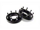 1.25-Inch Wheel Spacers; Black (11-26 Silverado 2500 HD)