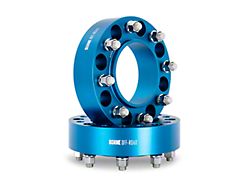 1.50-Inch Wheel Spacers; Blue (11-26 Silverado 2500 HD)